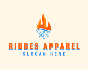 Fire Snow Thermal  logo design