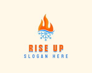 Fire Snow Thermal  logo design