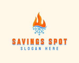 Fire Snow Thermal  logo design