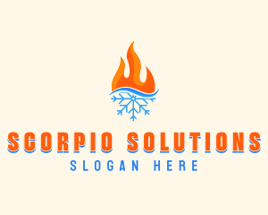 Fire Snow Thermal  logo design