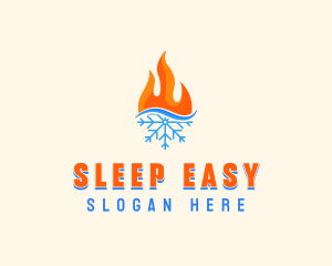 Fire Snow Thermal  logo design