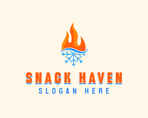 Fire Snow Thermal  logo design