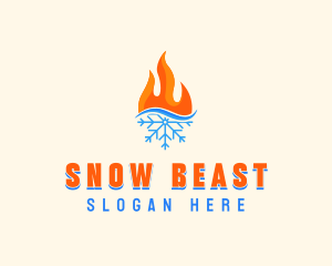 Fire Snow Thermal  logo design