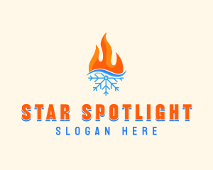 Fire Snow Thermal  logo design