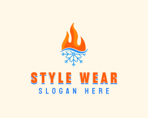 Fire Snow Thermal  logo design