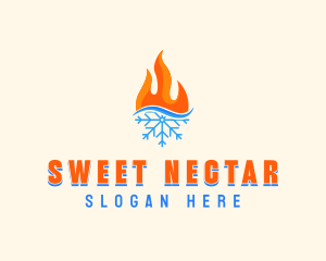 Fire Snow Thermal  logo design