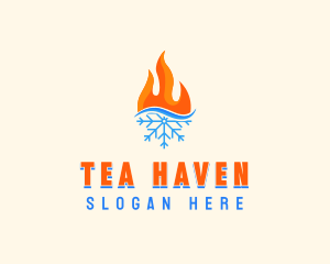 Fire Snow Thermal  logo design