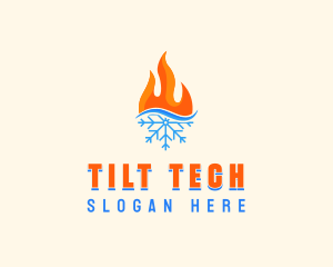 Fire Snow Thermal  logo design