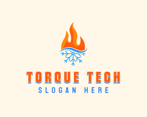 Fire Snow Thermal  logo design