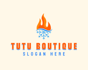 Fire Snow Thermal  logo design