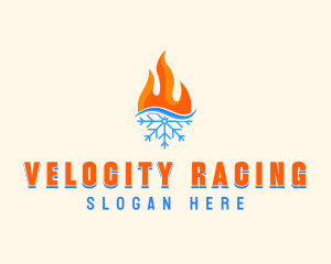 Fire Snow Thermal  logo design