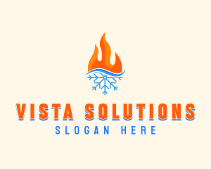 Fire Snow Thermal  logo design