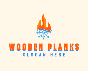 Fire Snow Thermal  logo design