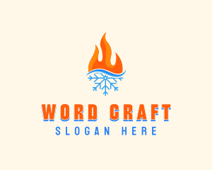 Fire Snow Thermal  logo design