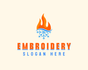 Fire Snow Thermal  logo design