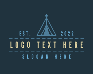 Tent Adventure Camp Logo