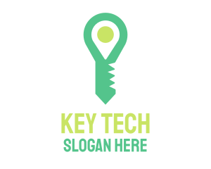 Key - Green Key Locations logo design