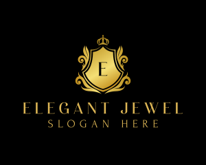 Crown Shield Boutique logo design