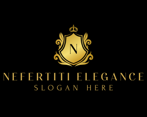 Crown Shield Boutique logo design