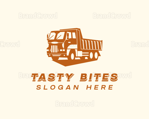 Dump Truck Transport Logo