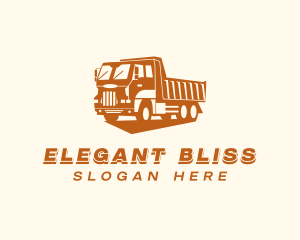 Dump Truck Transport Logo