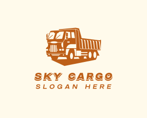 Dump Truck Transport logo design