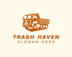 Dump Truck Transport logo design