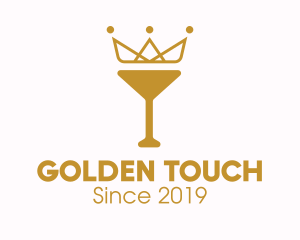 Gold - Gold Crown Chalice logo design