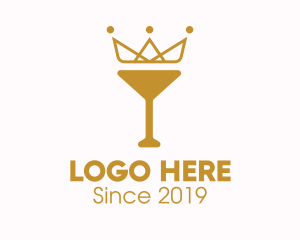 Pageant - Gold Crown Chalice logo design