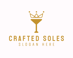 Gold Crown Chalice logo design