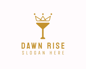 Gold Crown Chalice logo design