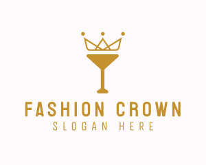 Gold Crown Chalice logo design