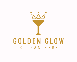 Gold Crown Chalice logo design