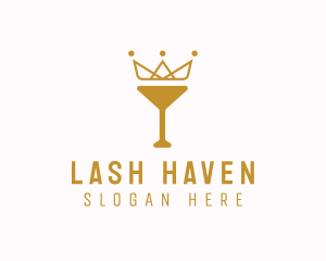 Gold Crown Chalice logo design