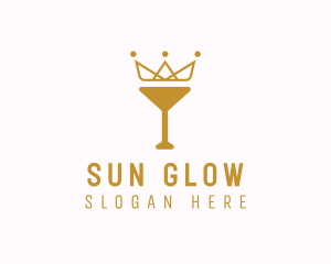 Gold Crown Chalice logo design