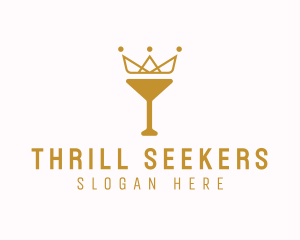 Gold Crown Chalice logo design