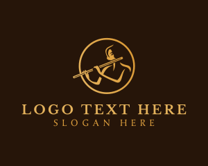 Instrument - Flute Musical Instrument logo design