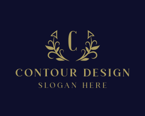 Ornament Boutique Wreath logo design