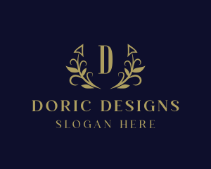 Ornament Boutique Wreath logo design