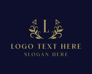 Simple - Ornament Boutique Wreath logo design