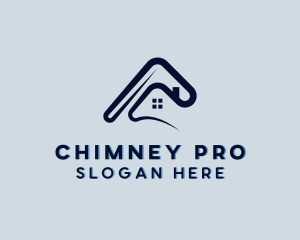Chimney - Window Roof Property logo design