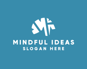 Thought - Healthy Medical Brain logo design