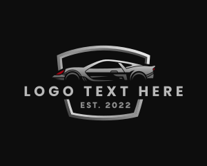 Racer - Luxury Car Transportation logo design