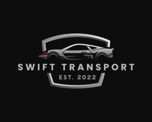 Luxury Car Transportation logo design