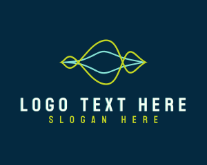 Techno - Tech Sound Wave logo design