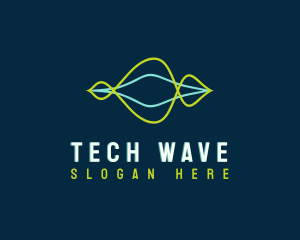  Tech Sound Wave logo design