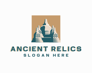  Ancient Structure Landmark logo design