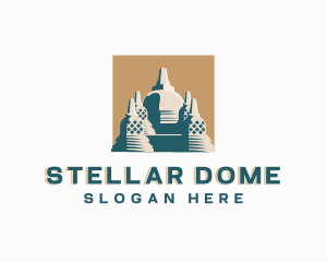  Ancient Structure Landmark logo design