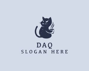 Pet Coffee Cat Logo