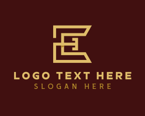 Technology - Gold Crypto Technology logo design